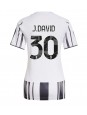 Juventus Jonathan David #30 Replika Hemmakläder Dam 2025-26 Kortärmad